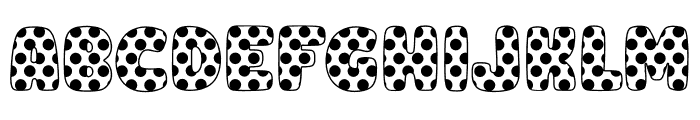 Fox Mint Round Font UPPERCASE