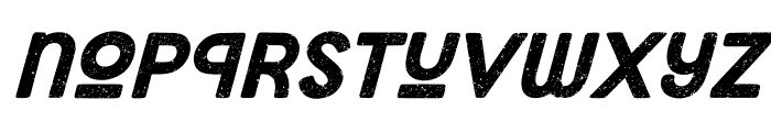 Fox Monster Rust Italic Font LOWERCASE