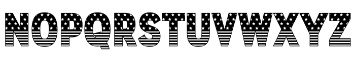 Fox Patriotic Font LOWERCASE