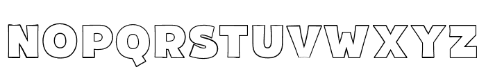 Fox Potion Outline Font UPPERCASE