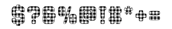 Fox Ribbon Plaid Font OTHER CHARS