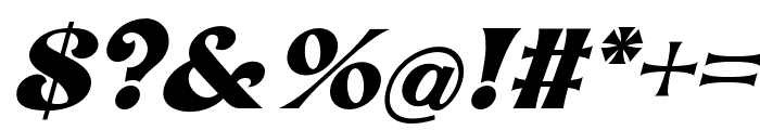 Fox Robin Italic  Font OTHER CHARS