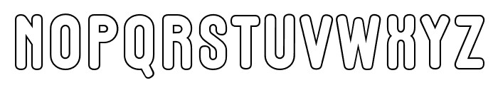 Fox Softie Outline Font UPPERCASE