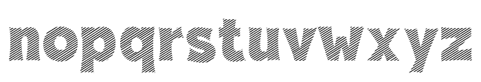 Fox Thunder Strokes Font LOWERCASE