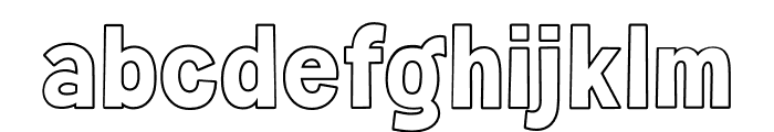 Fox Tigger Outline FONT