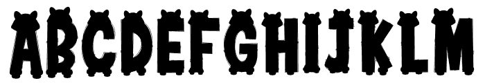 Fox Font LOWERCASE
