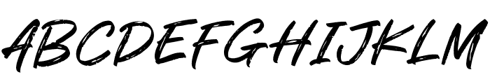 Foxgrab Font UPPERCASE