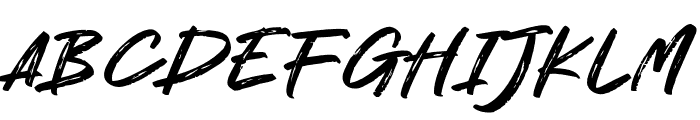 Foxgrab Font LOWERCASE