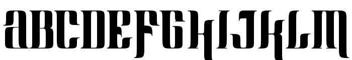 Fraction speed 01 Regular Font UPPERCASE