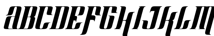 Fraction speed Regular Font UPPERCASE