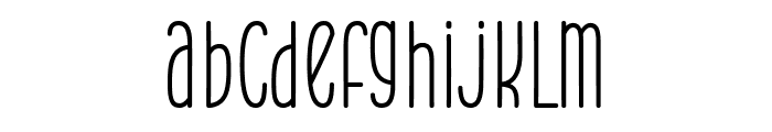 Frambose Font LOWERCASE