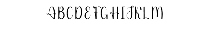 Franchie Font UPPERCASE