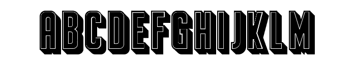 Franchise Filled Regular Font UPPERCASE