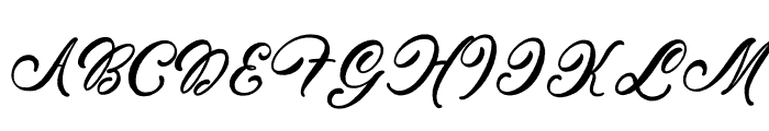FranchiseRegular Font UPPERCASE