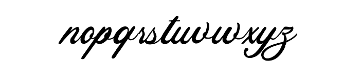FranchiseRegular Font LOWERCASE