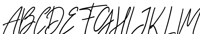 Francos Signature Font UPPERCASE