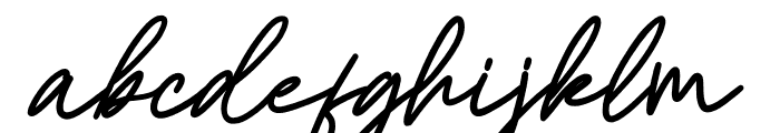Francos Signature Font LOWERCASE