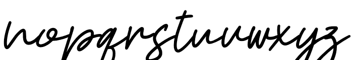 Francos Signature Font LOWERCASE
