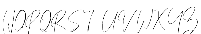 Frank Signature Regular Font UPPERCASE