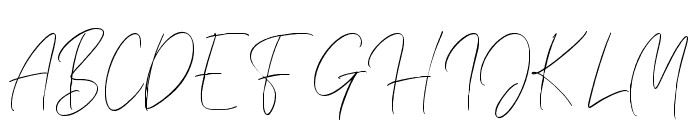 FrankSignature-Regular Font UPPERCASE