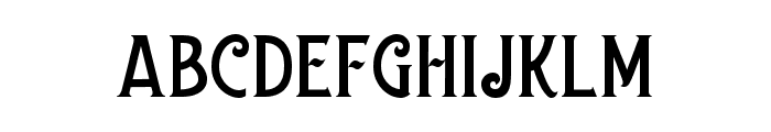 Frankest Serif Regular Font UPPERCASE