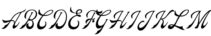 FrankestScript-Regular Font UPPERCASE