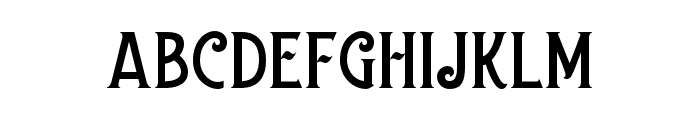 FrankestSerif-Regular Font UPPERCASE