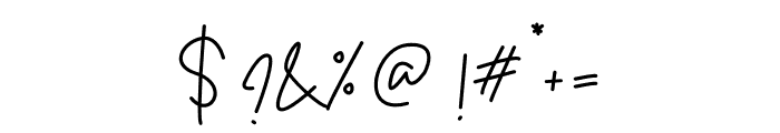 Frankey Signature Font OTHER CHARS