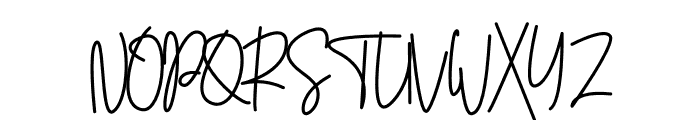Frankey Signature Font UPPERCASE