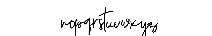 Frankey Signature Font LOWERCASE