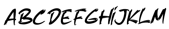 Franklin Italic Font LOWERCASE