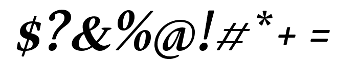 Frasha Italic Font OTHER CHARS