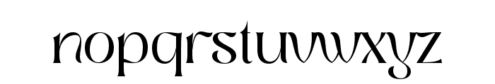 Frastha ExtraLight Font LOWERCASE