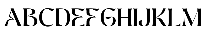 Frastha Regular Font UPPERCASE