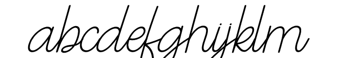 Frayhord Monoline Font LOWERCASE