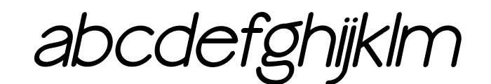 FreakMailer1-Italic Font LOWERCASE