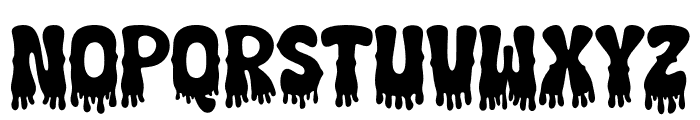 Freaking Melting Regular Font UPPERCASE