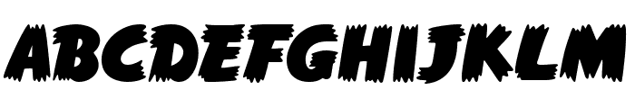 Freaky Ghost Font UPPERCASE