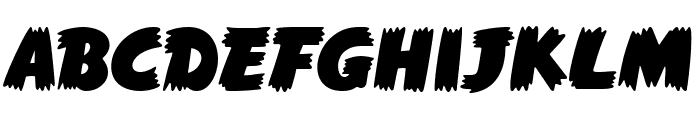 Freaky Ghost Font LOWERCASE