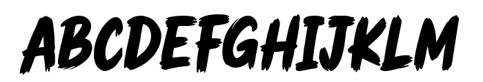 Freaky Spooky Font UPPERCASE