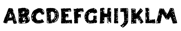 Freaky Witches Font LOWERCASE
