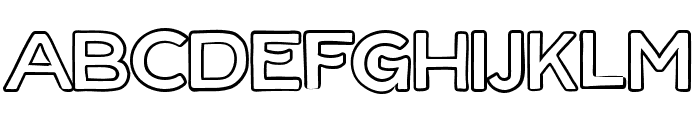 Freddy Gibson Negative Font UPPERCASE