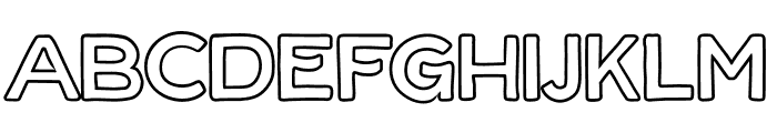 FreddyGibson-Negative Font UPPERCASE