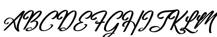 Frederick Alexander Italic Font UPPERCASE