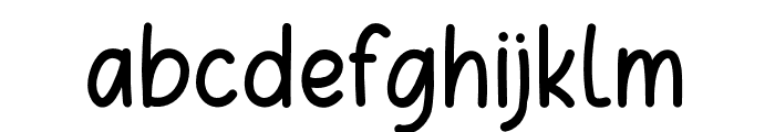 Fredy-Bagie-Regular Font LOWERCASE