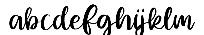 Free Love Font LOWERCASE