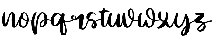 Free Love Font LOWERCASE