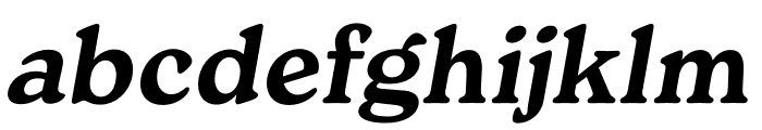 Free Spirited Italic Font LOWERCASE