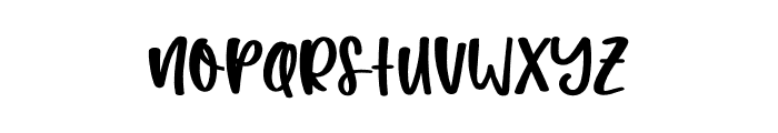 Free Willy Font LOWERCASE