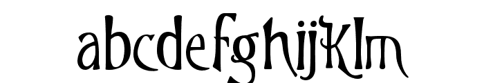 Freebooter-Regular Font LOWERCASE